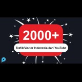2000+ Trafik/Visitor Indonesia dari YouTube