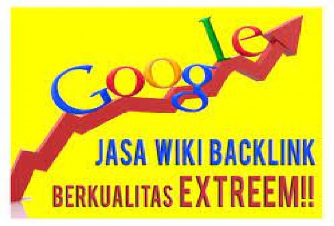 2000 wiki artikel backlink + INDEXER hingga 95%