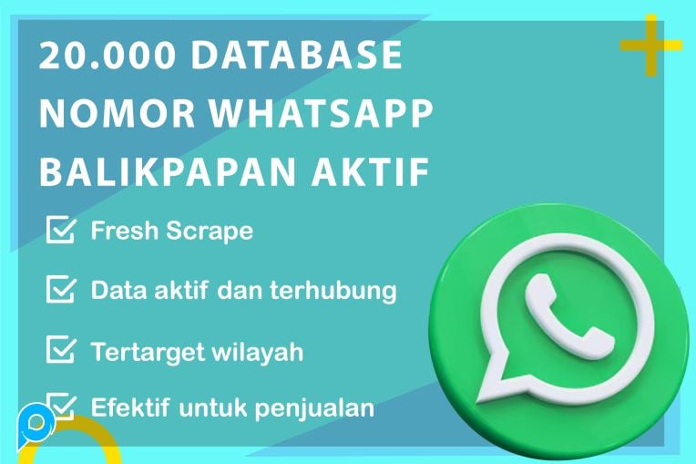 20.000 DATABASE NOMOR WHATSAPP BALIKPAPAN AKTIF