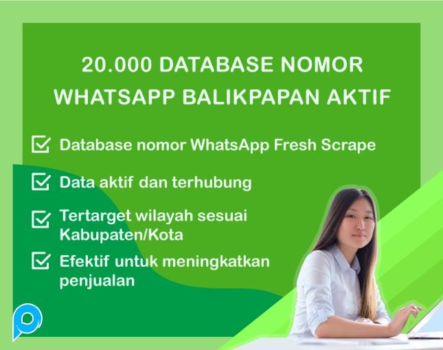 20.000 Database Nomor WhatsApp Balikpapan Aktif untuk Promosi Bisnis
