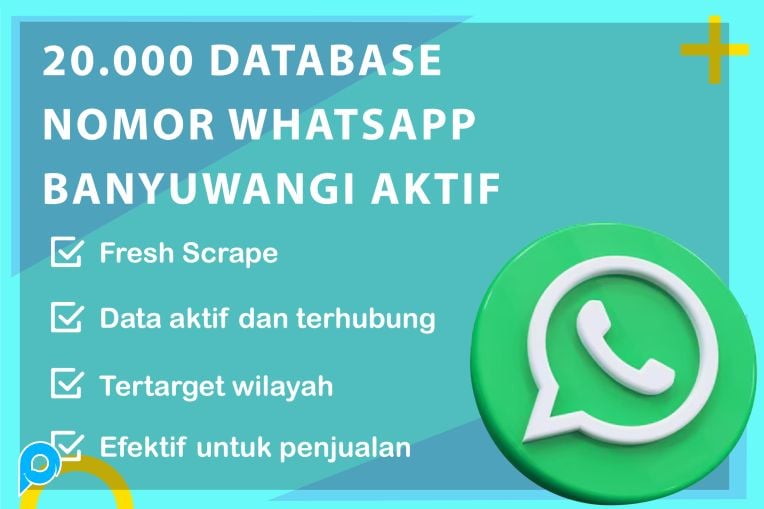 20.000 DATABASE NOMOR WHATSAPP BANYUWANGI AKTIF