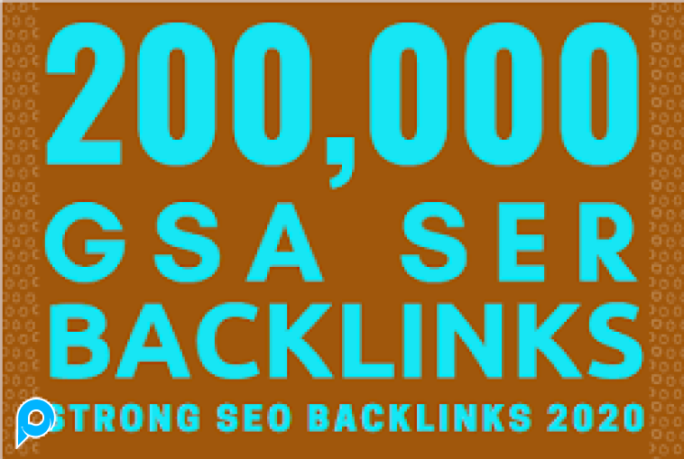200.000 GSA SER SEO Backlinks Untuk Page 1 Google Ranking Link Juice & Faster Index