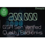 200,000 GSA SER Verified Backlinks untuk peringkat SEO
