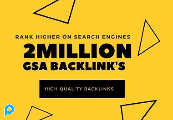2,000,000 GSA Verified SER Backlinks for SEO Ranking