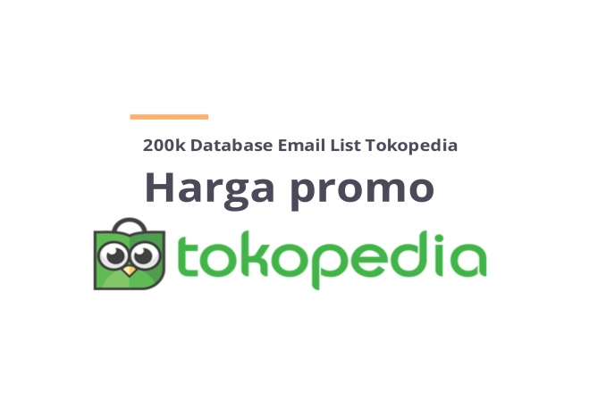 200k Database Email List Tokopedia