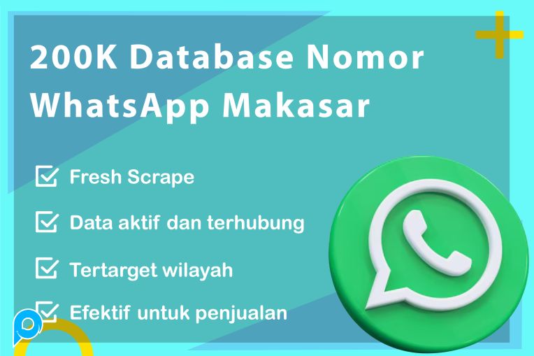 200K DATABASE NOMOR WHATSAPP MAKASSAR AKTIF