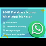 200K DATABASE NOMOR WHATSAPP MAKASSAR AKTIF
