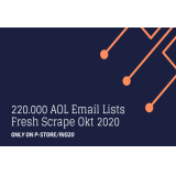 220.000+ Database Email Lists AOL Aktif Scrape Oktober 2020