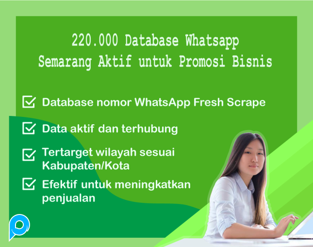 220.000 Database Whatsapp Semarang Aktif untuk Promosi Bisnis