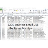 220K Usa State Michigan Business Email List Database dengan Info Lengkap (Cek Deskripsi)