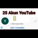 25 Akun YouTube 1000 Subscriber