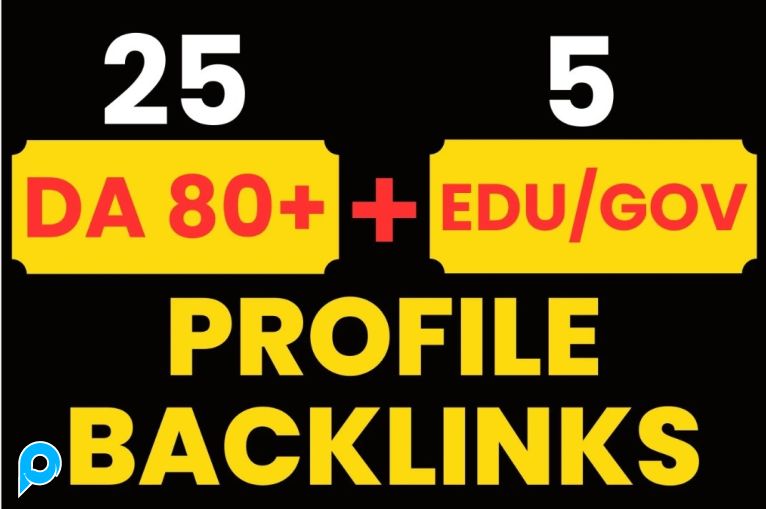 25 backlink DA80+ Pr9 dan 5 EDU/GOV High DA PA Profile teratas dari Semua Domain UNIK