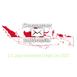 2,5 Juta Database Consumer Email List Indonesia Aktif Terbaru 2021