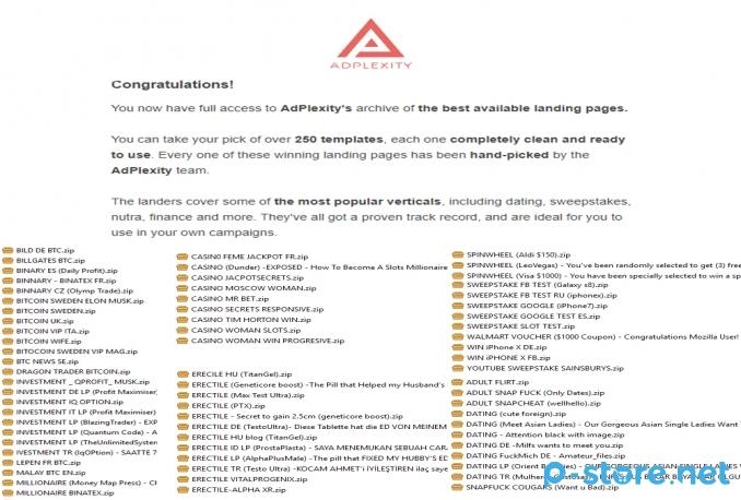 250 Template Landing Page Beragam Niche, Mudah Disesuaikan