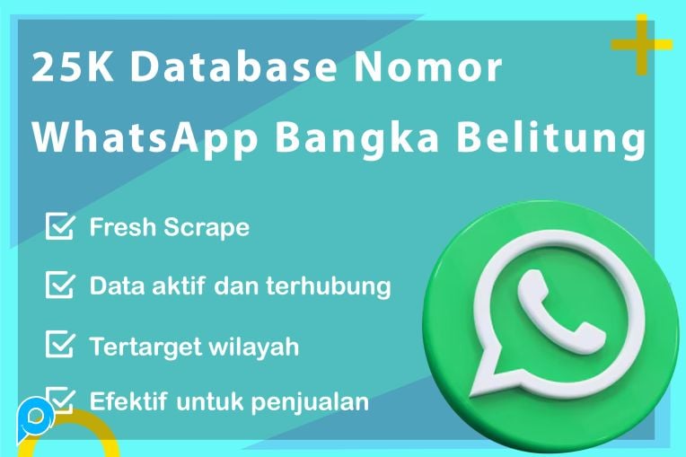 25.000 DATABASE NOMOR WHATSAPP BANGKA BELITUNG AKTIF