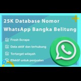 25.000 DATABASE NOMOR WHATSAPP BANGKA BELITUNG AKTIF