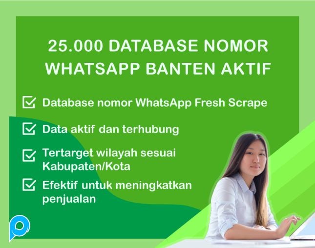 25.000 Database Nomor WhatsApp Banten Aktif untuk Promosi Bisnis