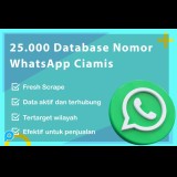 25.000 DATABASE NOMOR WHATSAPP CIAMIS AKTIF