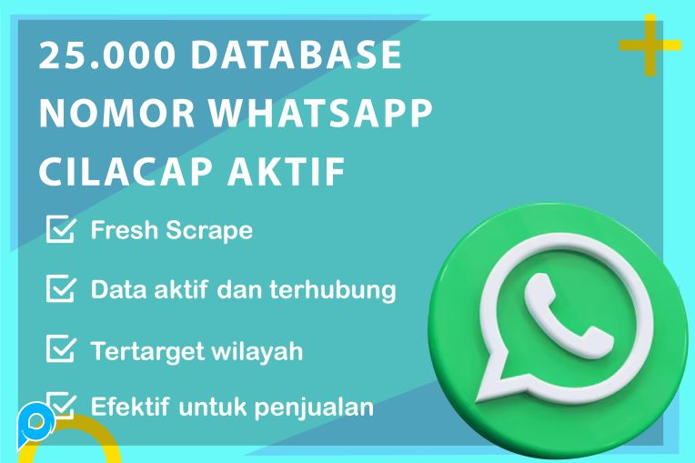 25.000 DATABASE NOMOR WHATSAPP CILACAP AKTIF