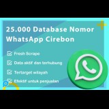 25.000 DATABASE NOMOR WHATSAPP CIREBON AKTIF