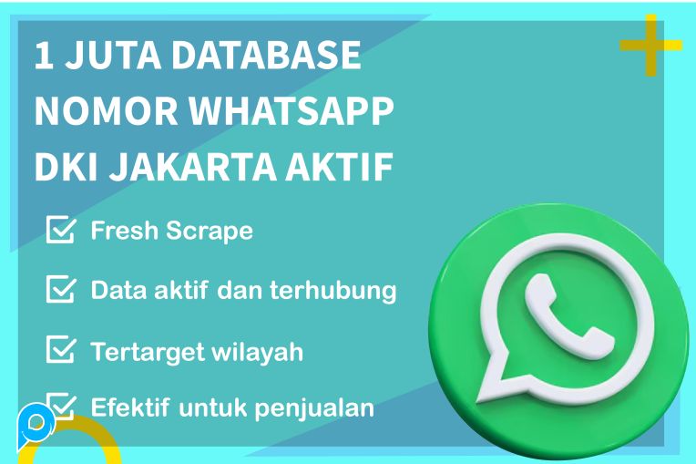 25.000 DATABASE NOMOR WHATSAPP DKI JAKARTA AKTIF