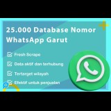 25.000 DATABASE NOMOR WHATSAPP GARUT AKTIF