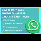 25.000 DATABASE NOMOR WHATSAPP JAKARTA BARAT AKTIF