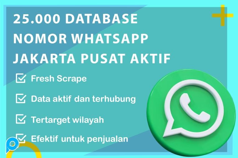 25.000 DATABASE NOMOR WHATSAPP JAKARTA PUSAT AKTIF