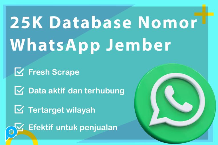25.000 DATABASE NOMOR WHATSAPP JEMBER AKTIF