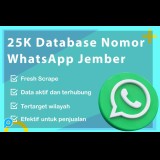 25.000 DATABASE NOMOR WHATSAPP JEMBER AKTIF