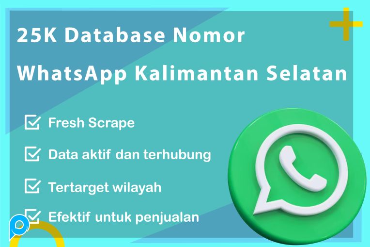 25.000 DATABASE NOMOR WHATSAPP KALIMANTAN SELATAN