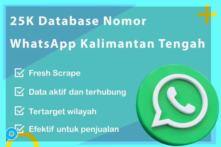 25.000 DATABASE NOMOR WHATSAPP KALIMANTAN TENGAH