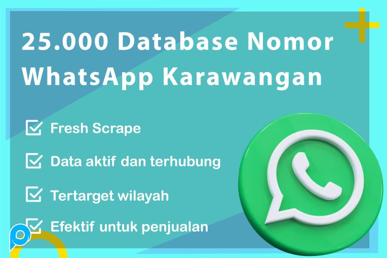 25.000 DATABASE NOMOR WHATSAPP KARAWANG AKTIF