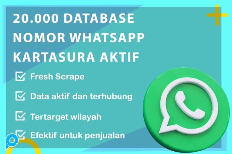 25.000 DATABASE NOMOR WHATSAPP KARTASURA AKTIF