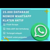 25.000 DATABASE NOMOR WHATSAPP KLATEN AKTIF