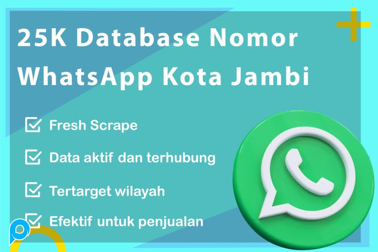 25.000 DATABASE NOMOR WHATSAPP KOTA JAMBI AKTIF