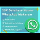 25.000 DATABASE NOMOR WHATSAPP MAKASSAR