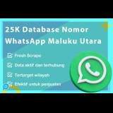 25.000 DATABASE NOMOR WHATSAPP MALUKU UTARA