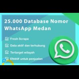 25.000 DATABASE NOMOR WHATSAPP MEDAN AKTIF