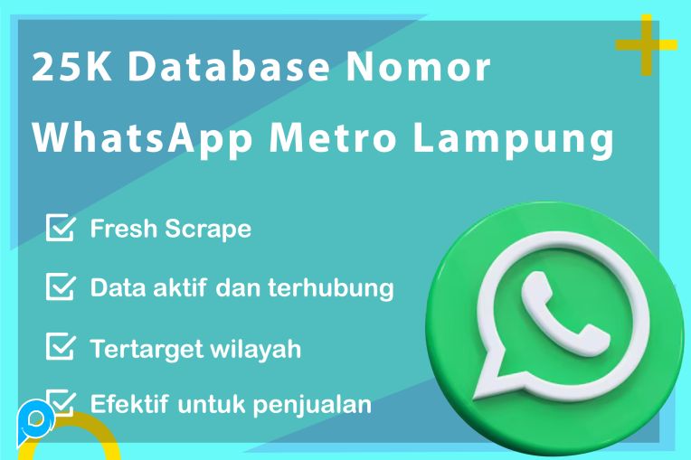 25.000 DATABASE NOMOR WHATSAPP METRO LAMPUNG AKTIF