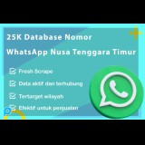 25.000 DATABASE NOMOR WHATSAPP NUSA TENGGARA TIMUR