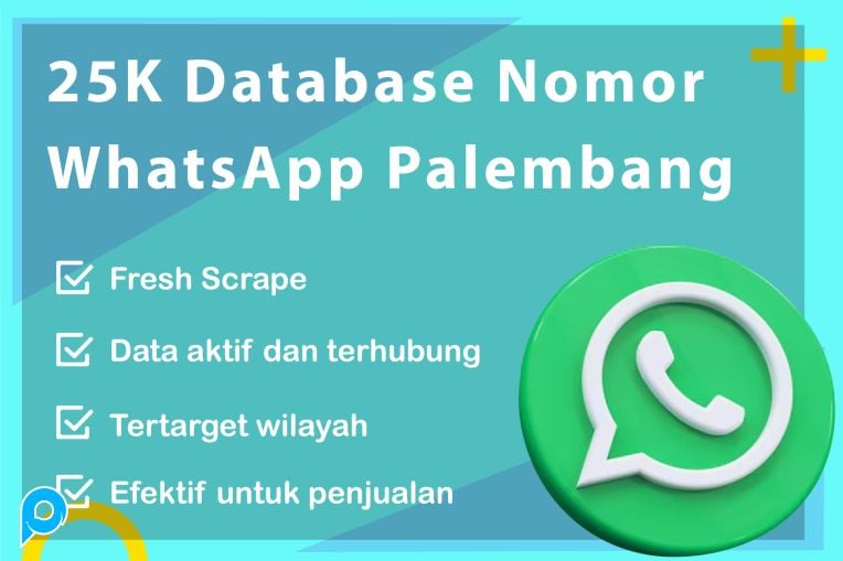 25.000 DATABASE NOMOR WHATSAPP PALEMBANG
