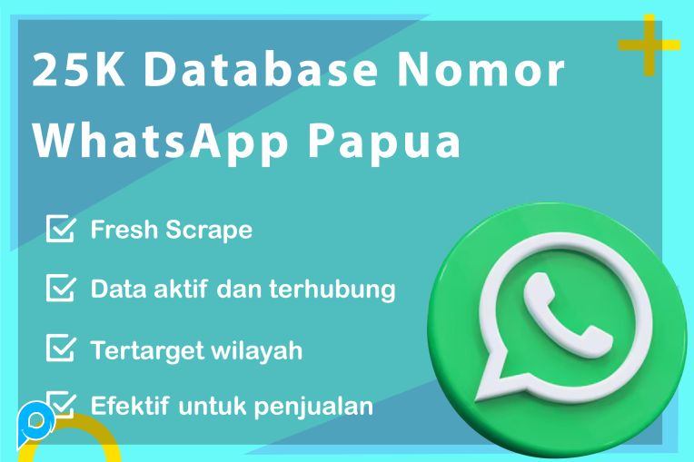 25.000 DATABASE NOMOR WHATSAPP PAPUA