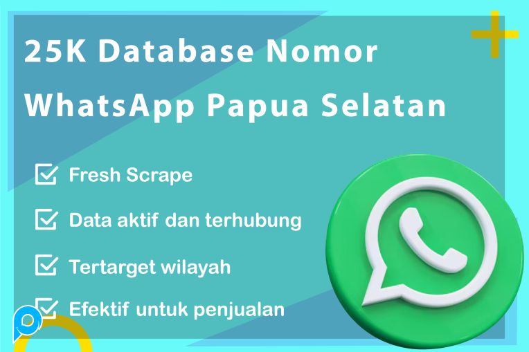 25.000 DATABASE NOMOR WHATSAPP PAPUA SELATAN