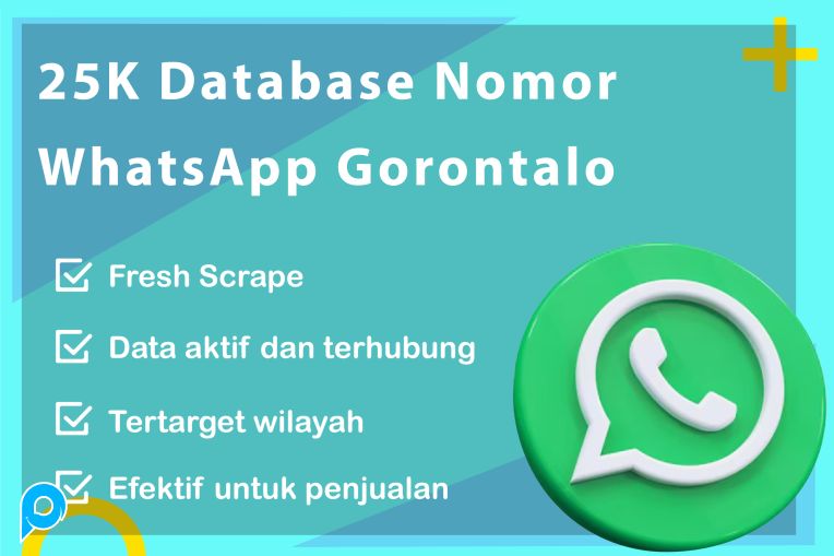25.000 DATABASE NOMOR WHATSAPP PROVINSI GORONTALO