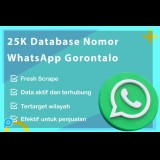 25.000 DATABASE NOMOR WHATSAPP PROVINSI GORONTALO