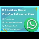 25.000 DATABASE NOMOR WHATSAPP PROVINSI KALIMANTAN UTARA