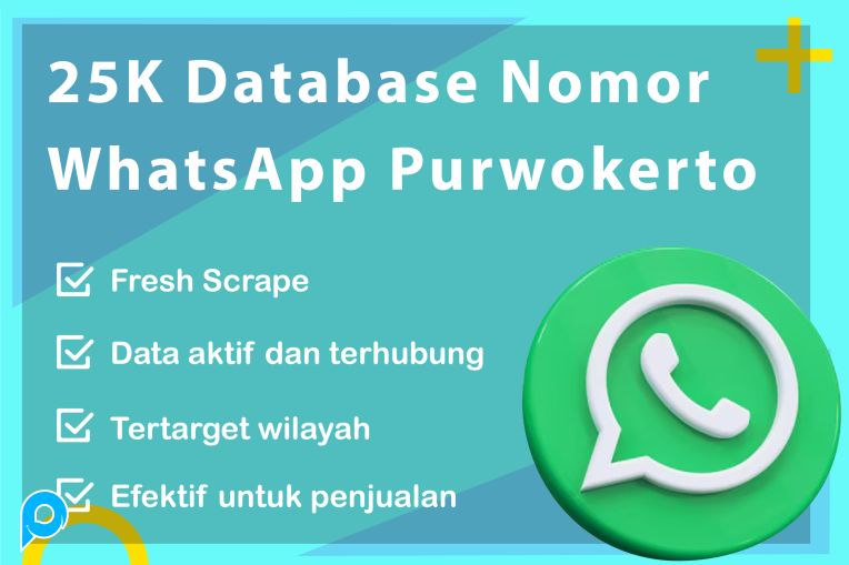 25.000 DATABASE NOMOR WHATSAPP PURWOKERTO
