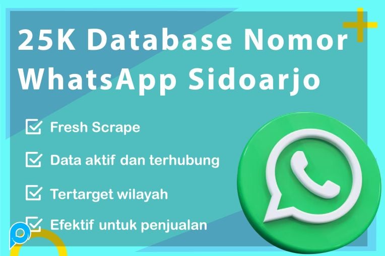 25.000 DATABASE NOMOR WHATSAPP SIDOARJO AKTIF