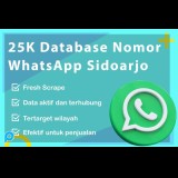 25.000 DATABASE NOMOR WHATSAPP SIDOARJO AKTIF